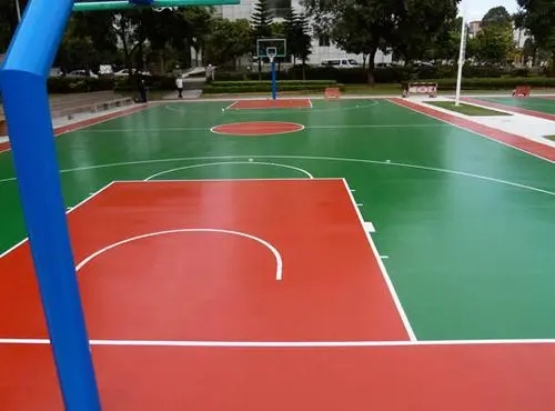 大渡口球场地面翻新,裂缝修重要性